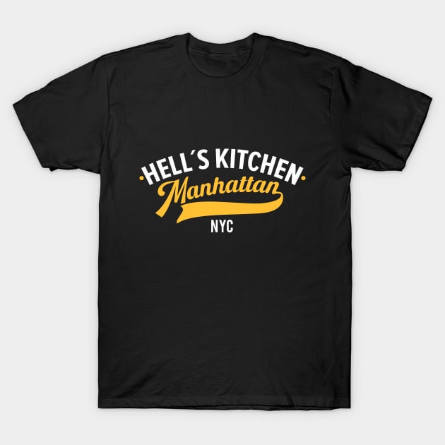 Savor the Flavor of Hells Kitchen: A Manhattan Paradise T-Shirt by Boogosh